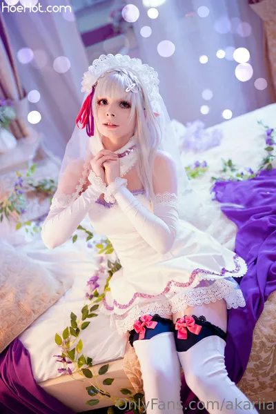 Akariia - Bride Emilia nude cosplay leaked 207625