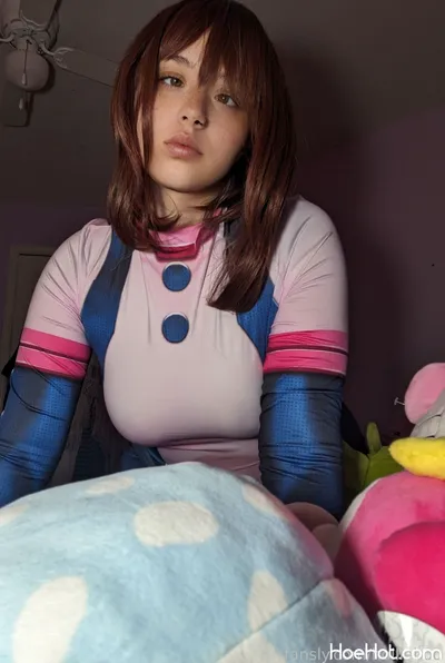 Hollieboo - Ochaco nude cosplay leaked 51893