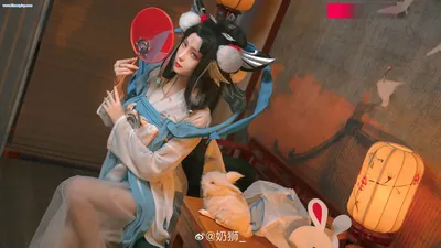 [奶狮不咬人] 嫦娥如梦令 Honor of Kings Chang E nude cosplay leaked 8173