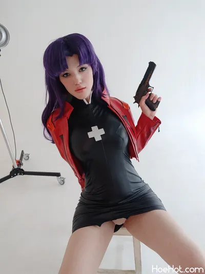 Lada Lyumos - Misato Katsuragi nude cosplay leaked 575624