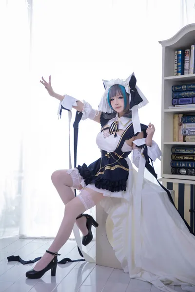 雪晴 Azure Lane 柴郡 nude cosplay leaked 504337