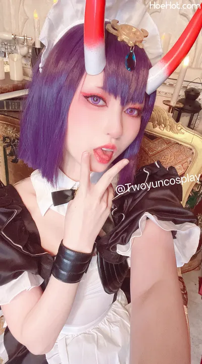 Twoyun - Shuten maid nude cosplay leaked 297889