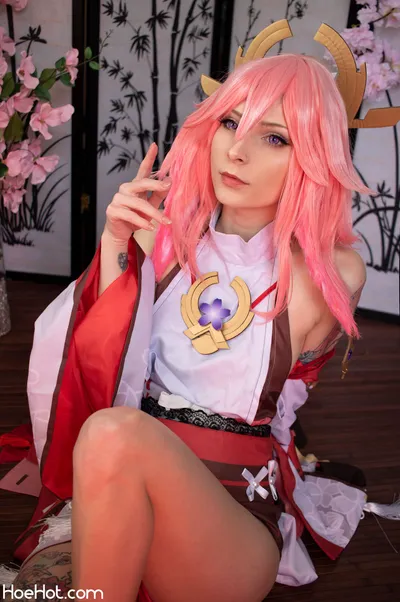 Frailu - Yae Miko nude cosplay leaked 287988