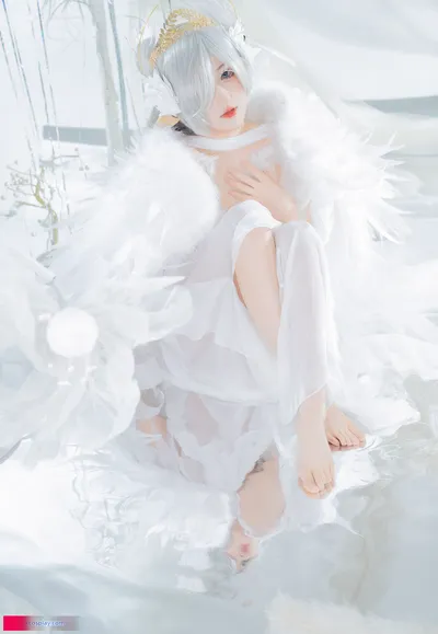 [喵喵的喵吖] 翅膀坠落 Fallen Angel nude cosplay leaked 8158