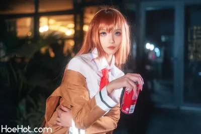 [凰儿_] 命运石之门 助手 Makise Kurisu nude cosplay leaked 103661