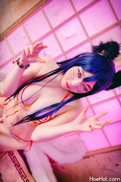 Akhee - Ahri Bikini nude cosplay leaked 147361