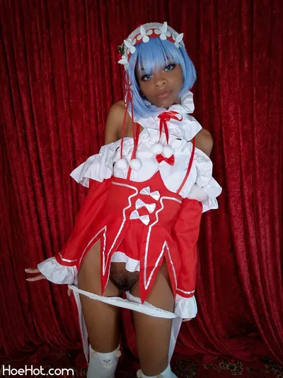 Chibella chan - Xmas Rem nude cosplay leaked 367250