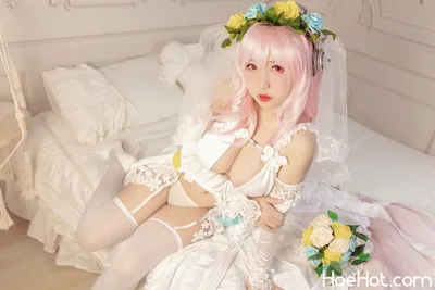 [貓田聖奈奈(桃之啾啾)] 索尼子十周年花嫁 nude cosplay leaked 86254