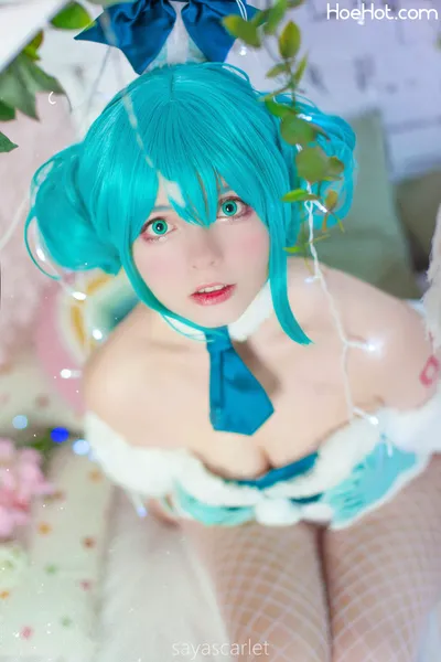 Saya Scarlet - Hatsune Miku BiCute Bunnies White nude cosplay leaked 572925