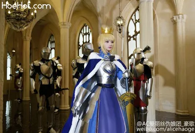 HaoGe - Saber nude cosplay leaked 109541