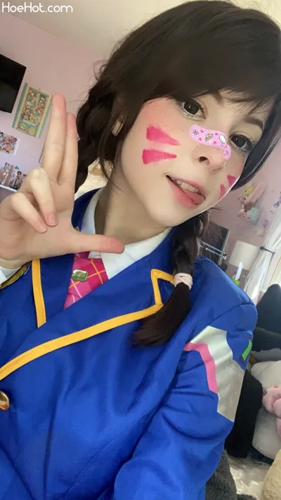 Melondoki - D.Va schoolgirl nude cosplay leaked 283222