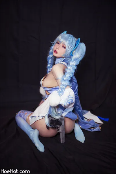 阿包也是兔娘 NO.035 - 少女前线 PA15翠雀媚 nude cosplay leaked 158130