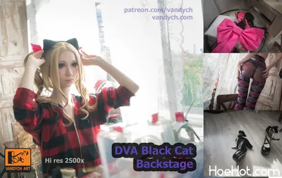 Vandych - D.Va Black Cat nude cosplay leaked 549295