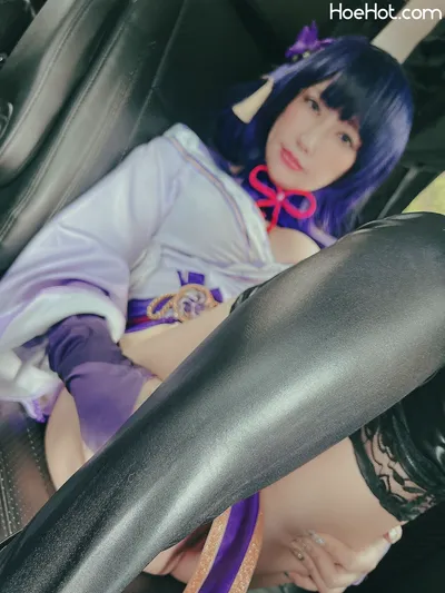 [Ringo Mitsuki] 車内で💜エロランジェリーの原神⚡️雷電将軍💜 nude cosplay leaked 576505