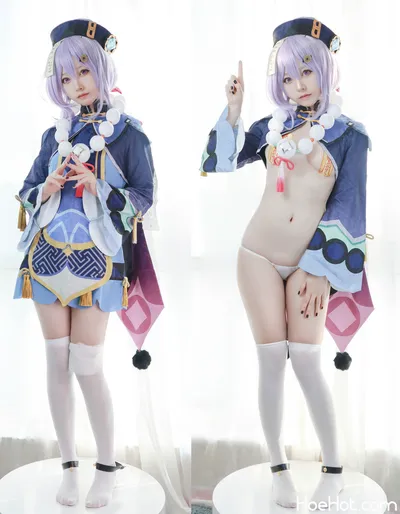 Asagiriai（愛ちゃん）-  原神 Qiqi 七七 nude cosplay leaked 166549