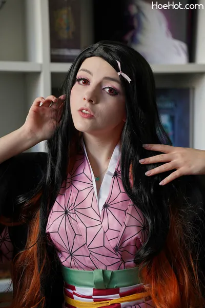 Olyashaa - Nezuko nude cosplay leaked 301752