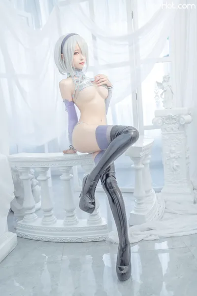 [蠢沫沫momo-][Cosplay][2b 冰雪]60P nude cosplay leaked 556623