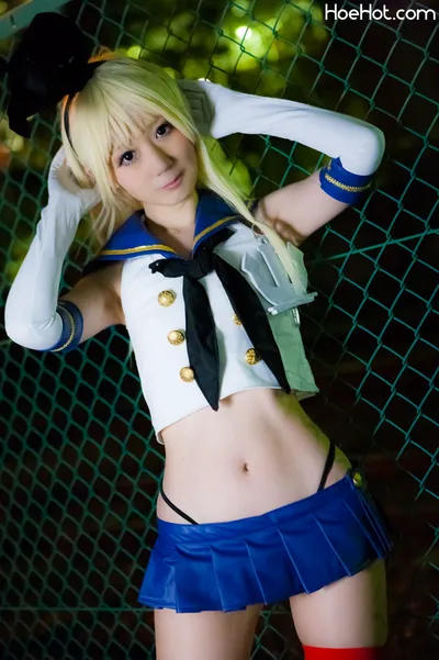 [穴子] Shippuujinrai! (Shimakaze) nude cosplay leaked 180067