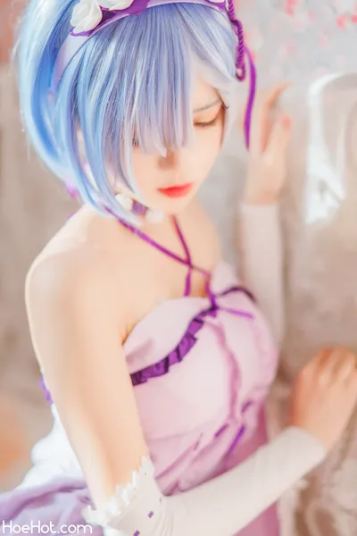 桜桃喵 - 蕾姆小睡裙 nude cosplay leaked 373472