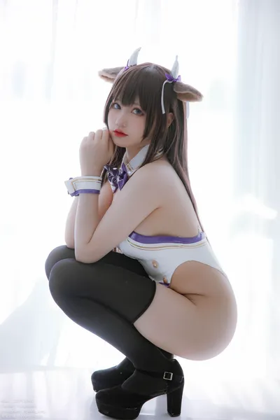 Nyako喵子 - 樫野本 - 奶牛比基尼+牛牛赌场女郎 nude cosplay leaked 334403