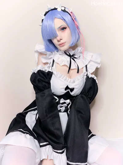 Bunni Lynn - Rem Maid nude cosplay leaked 323700