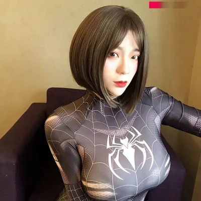 奶兔biubiu - 蜘蛛侠妹妹 nude cosplay leaked 8430