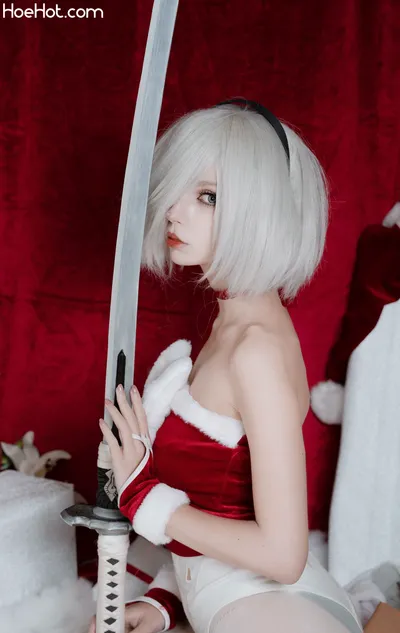 Himeecosplay - 2B Xmas nude cosplay leaked 347369