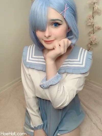 ItsCandyCloud - Rem Schoolgirl nude cosplay leaked 278558