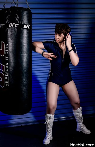 Feisty Vee - Chun Li Workout nude cosplay leaked 607222