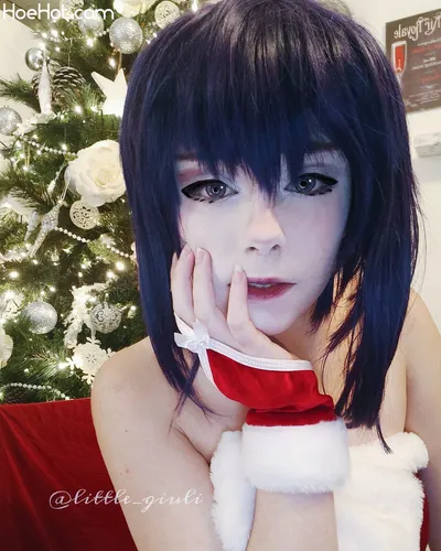 Little Giuli - Xmas Motoko nude cosplay leaked 59810