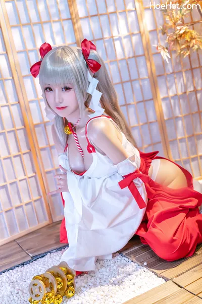 miko酱ww - 可畏巫女 nude cosplay leaked 429309