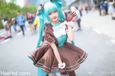 [宵鱼鱼] miku同人兔子洋装 nude cosplay leaked 341812