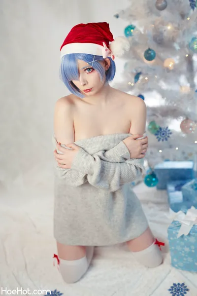 Akariia - Rem XMAS nude cosplay leaked 297866