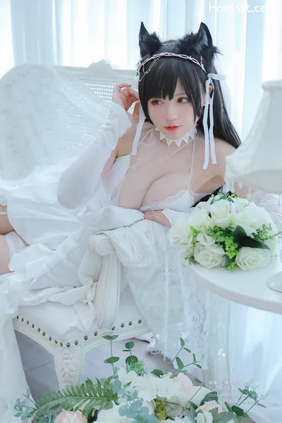 Nyako喵子 爱宕婚纱 nude cosplay leaked 400104