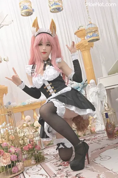 TiTi - Maid Tamamo nude cosplay leaked 150626