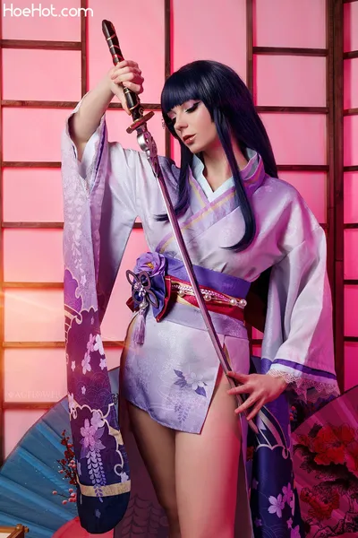 AGflower - Raiden Shogun nude cosplay leaked 120241