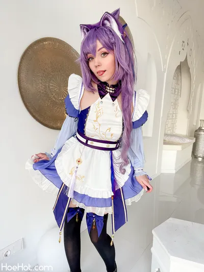 Caticornplay - Keqing Maid nude cosplay leaked 278753