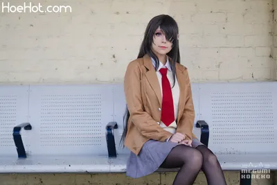 Megumi Koneko - Mai Sakurajima School Uniform nude cosplay leaked 587730