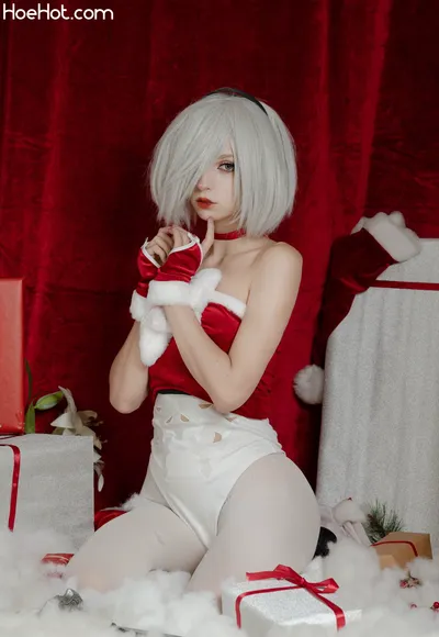 Himeecosplay - 2B Xmas nude cosplay leaked 347384