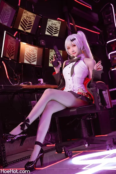 瓜希酱 - Five-seveN (Girls Frontline) nude cosplay leaked 325296