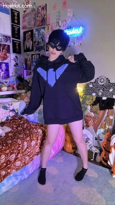 Indigo White - Nightwing nude cosplay leaked 150943