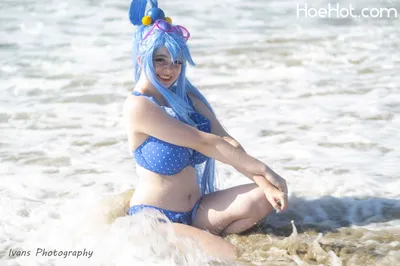 Realfrogg - Aqua nude cosplay leaked 322087