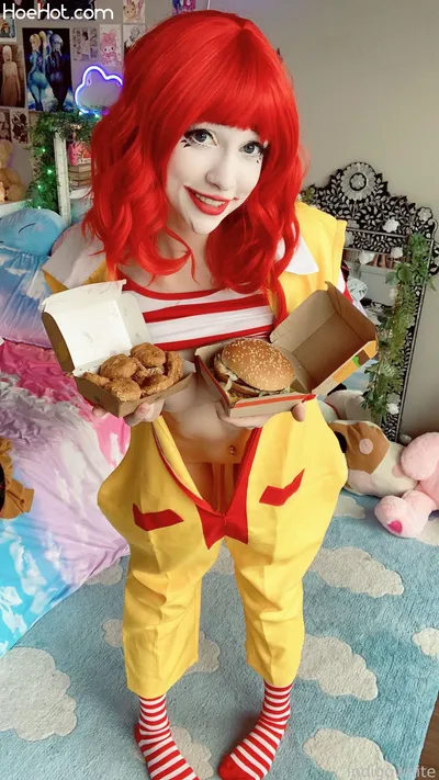 Indigo White - Ronald McDonald nude cosplay leaked 259540