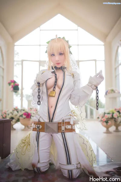 [叫我千寻大人] 尼禄 花嫁 Fate Nero Claudius Bride nude cosplay leaked 404978