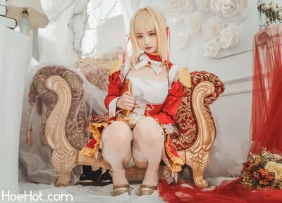 雯妹不讲道理 -  FGO尼禄女仆 nude cosplay leaked 74860