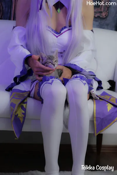 Rikka Cosplay - Emilia nude cosplay leaked 425044