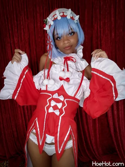 Chibella chan - Xmas Rem nude cosplay leaked 367244