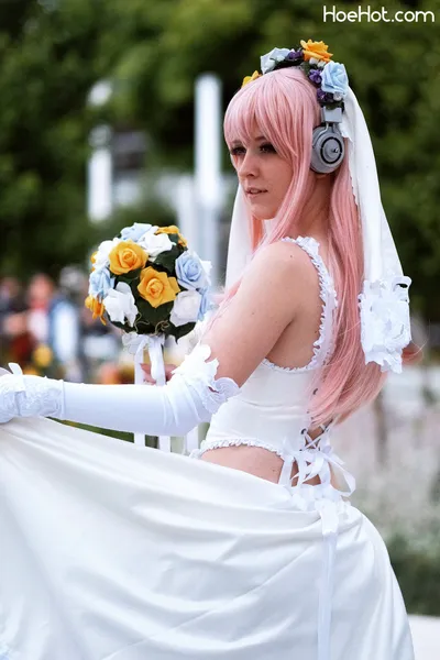 Q-ki - Super Sonico nude cosplay leaked 334671