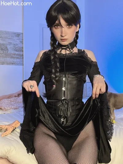 Cornkitten - Wednesday Addams nude cosplay leaked 342139