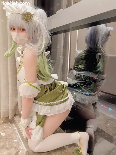 [软萌兔兔酱]反差秘书续集-小草神女仆 nude cosplay leaked 40714